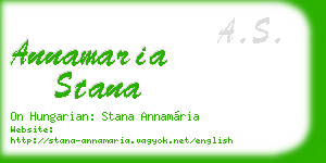 annamaria stana business card
